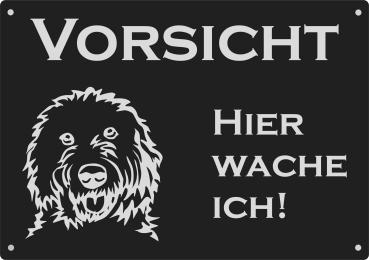 Labradoodle | Aluminium Warnschild